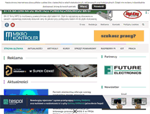 Tablet Screenshot of mikrokontroler.pl